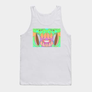 Chomps Fanged Grunge Mask Tank Top